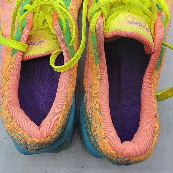 ASICS DynaBlast Womens 8 Orange Pop Coral Running Shoes Athletic Casual 1012A989 - Picture 7 of 14